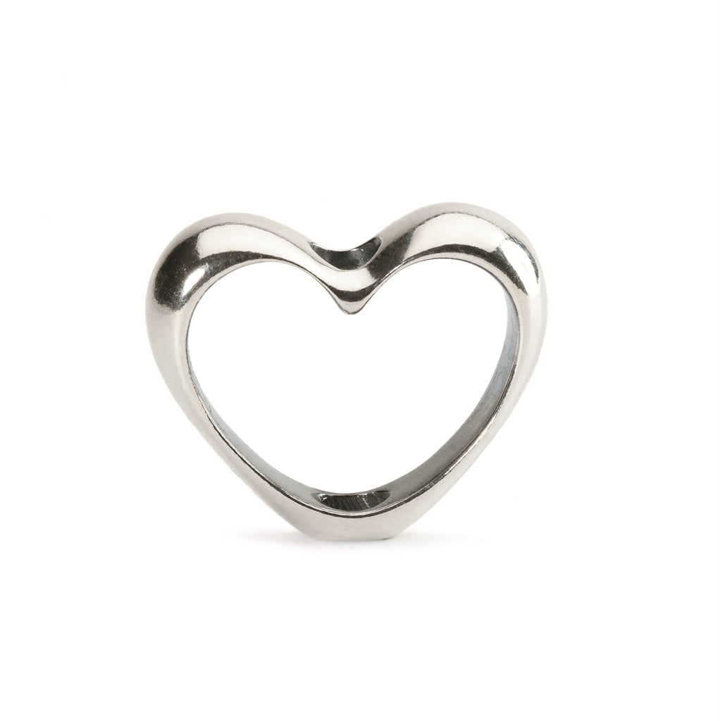 Trollbeads In Your Heart Silver Charms TAGPE-00008
