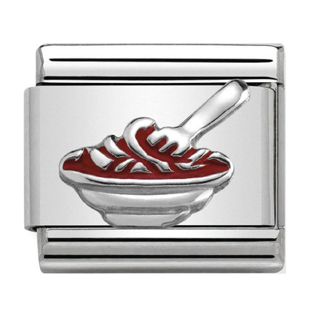 Nomination Charms Silver and Enamel Spaghetti