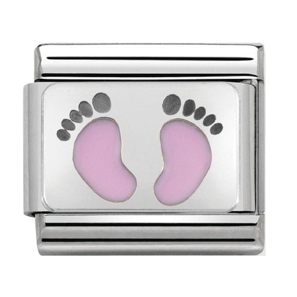 Nomination Charms Baby Foot Print Pink
