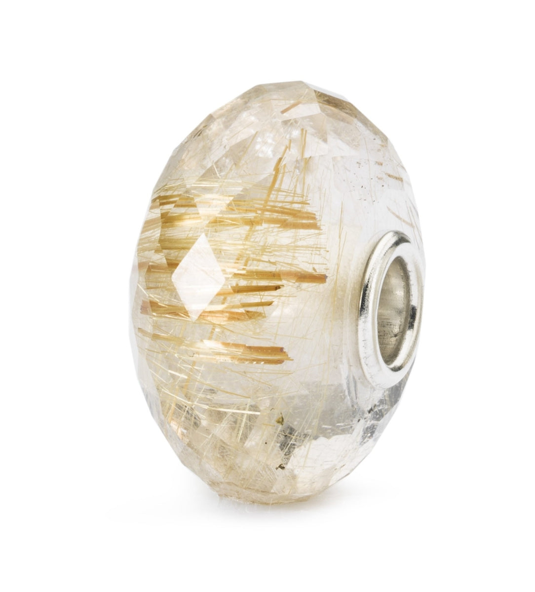 trollbeads 1点　2017刻印　ゴールデンルチルクオーツ　Ａ Trollbeads Golden Rutilated Quartz – The Secret Garden