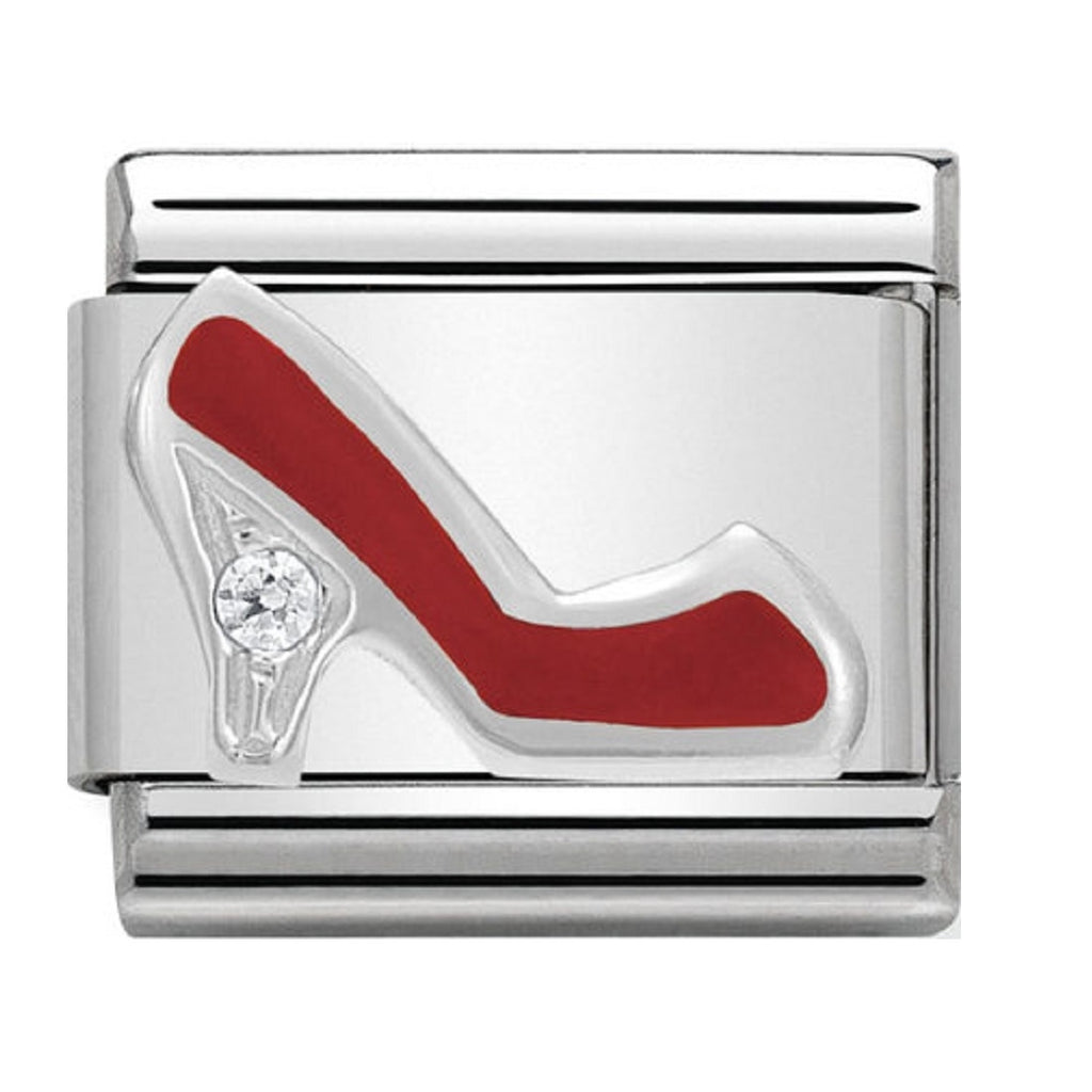 Nomination Charms Red High Heel Silver Shine