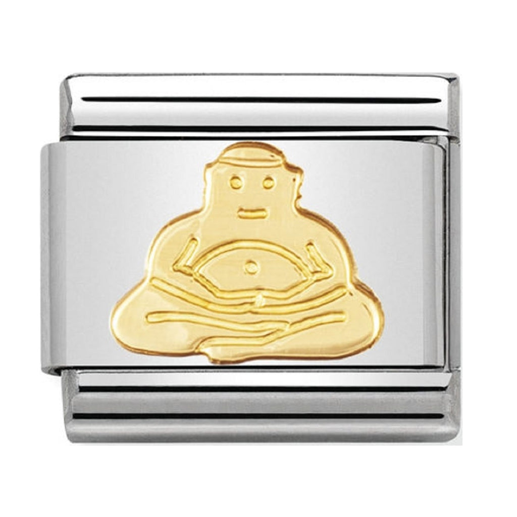 Nomination Charms 18ct Gold Buddha 030105-06