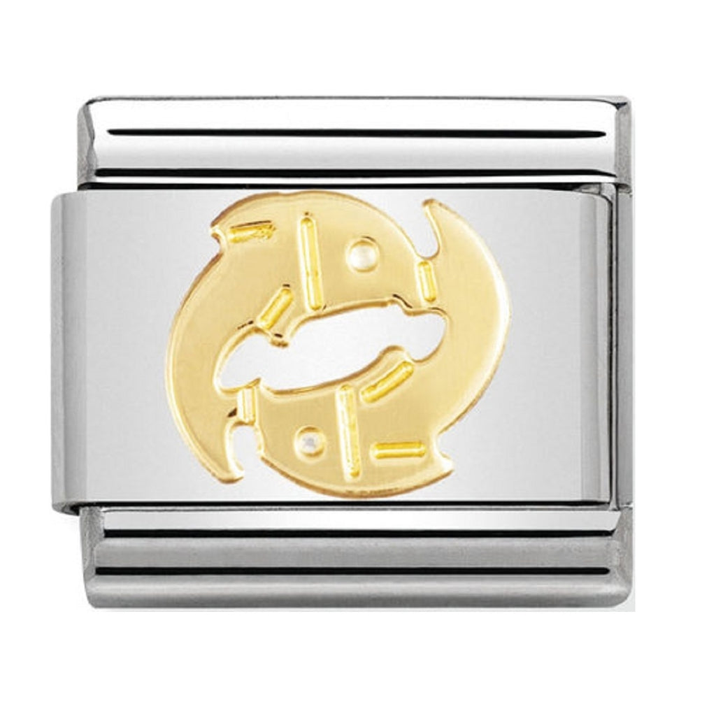 Nomination Charms 18ct Gold Zodiac Pisces 030104-12