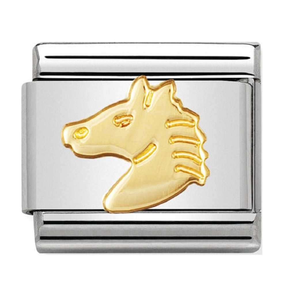 Nomination Charms 18ct Horse Head