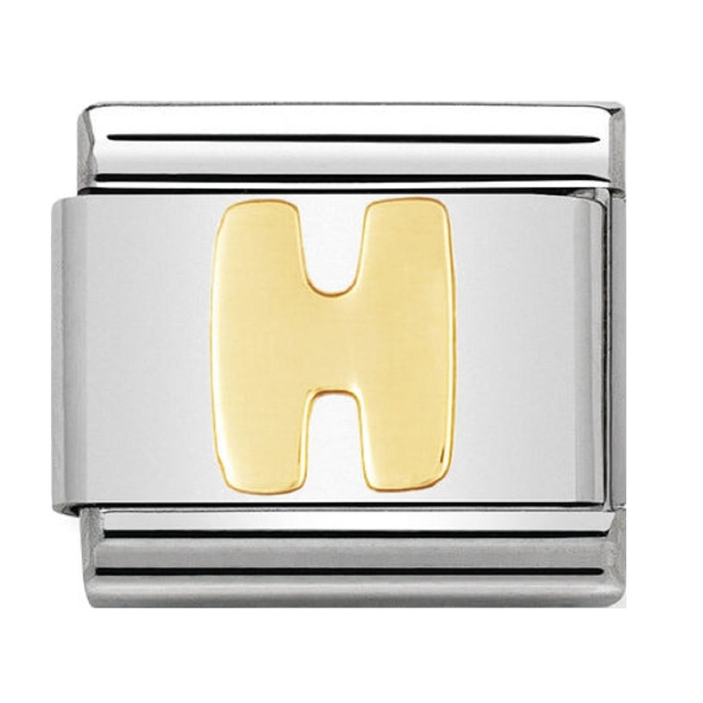 Nomination Charms 18ct Letter H