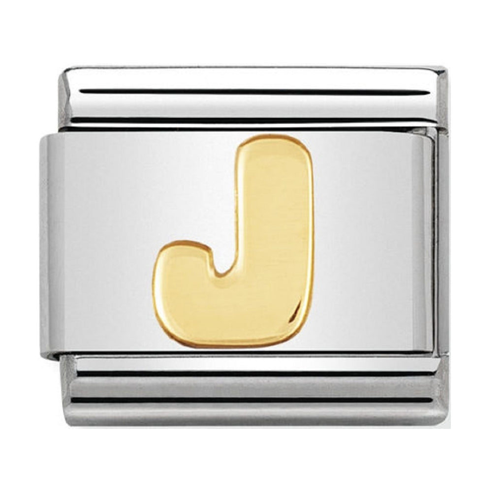 Nomination Charms 18ct Letter J
