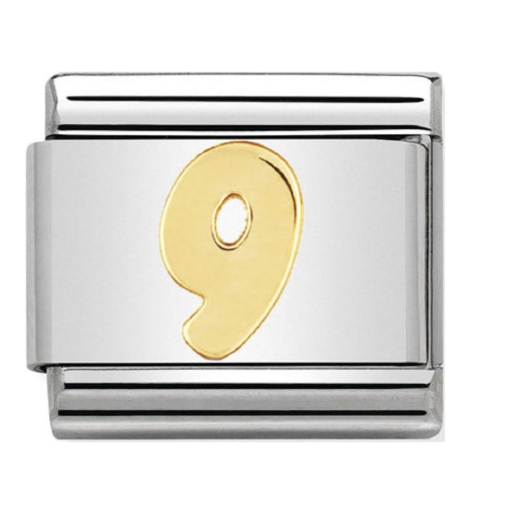 Nomination Charms 18ct Number 9