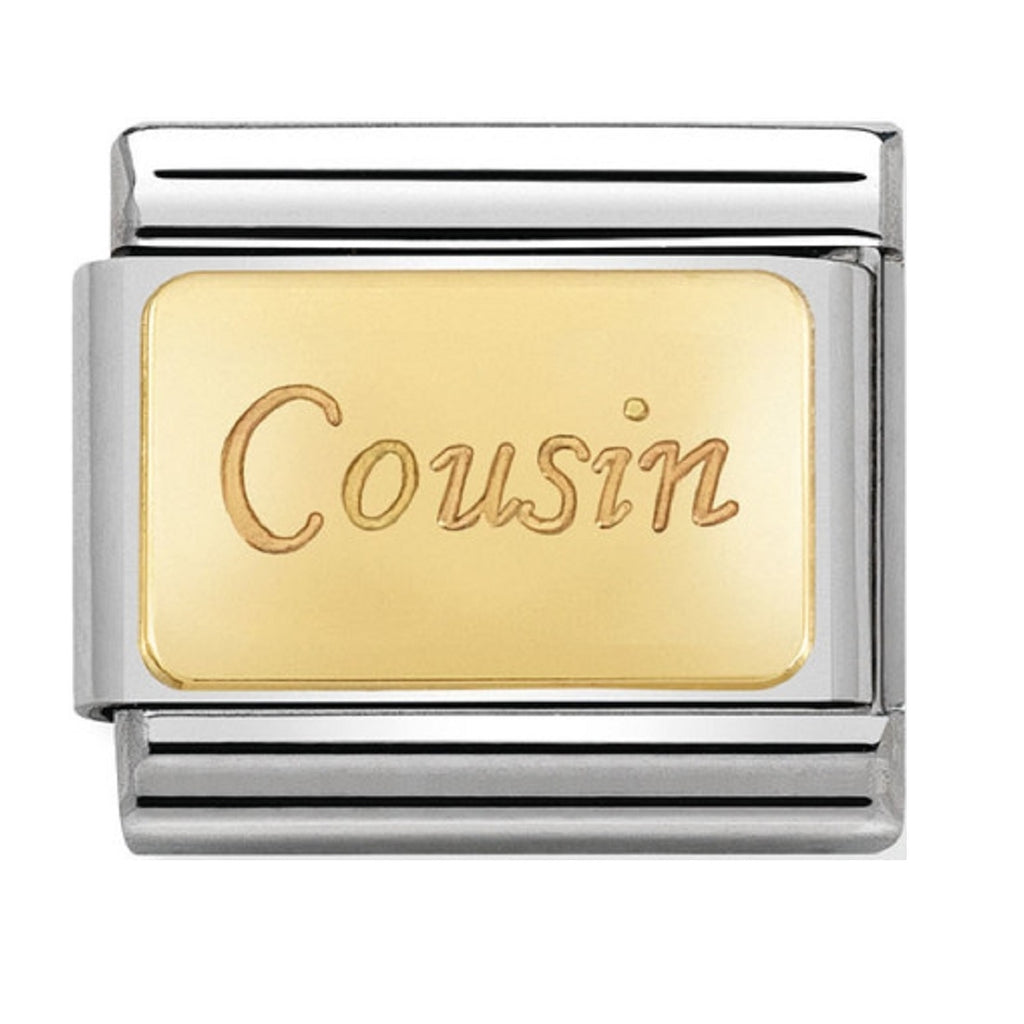 Nomination Link 18ct Gold Cousin