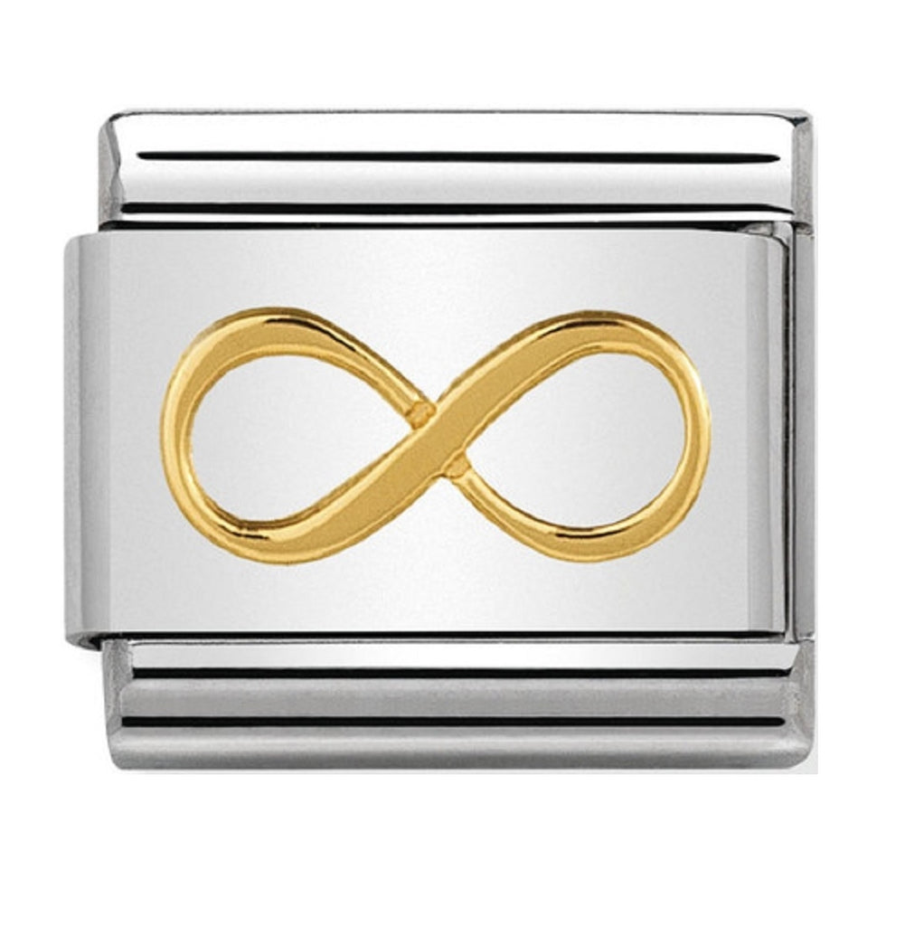 Nomination Link 18ct Gold Infinity