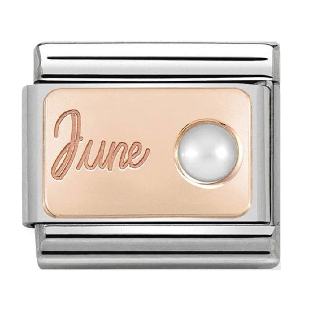 Nomination Rose Gold and Pearl June