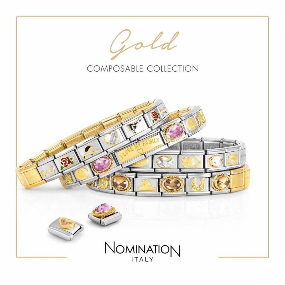 The history of Nomination Bracelet, from the 80's to the present, a bracelet giving emotions a name.