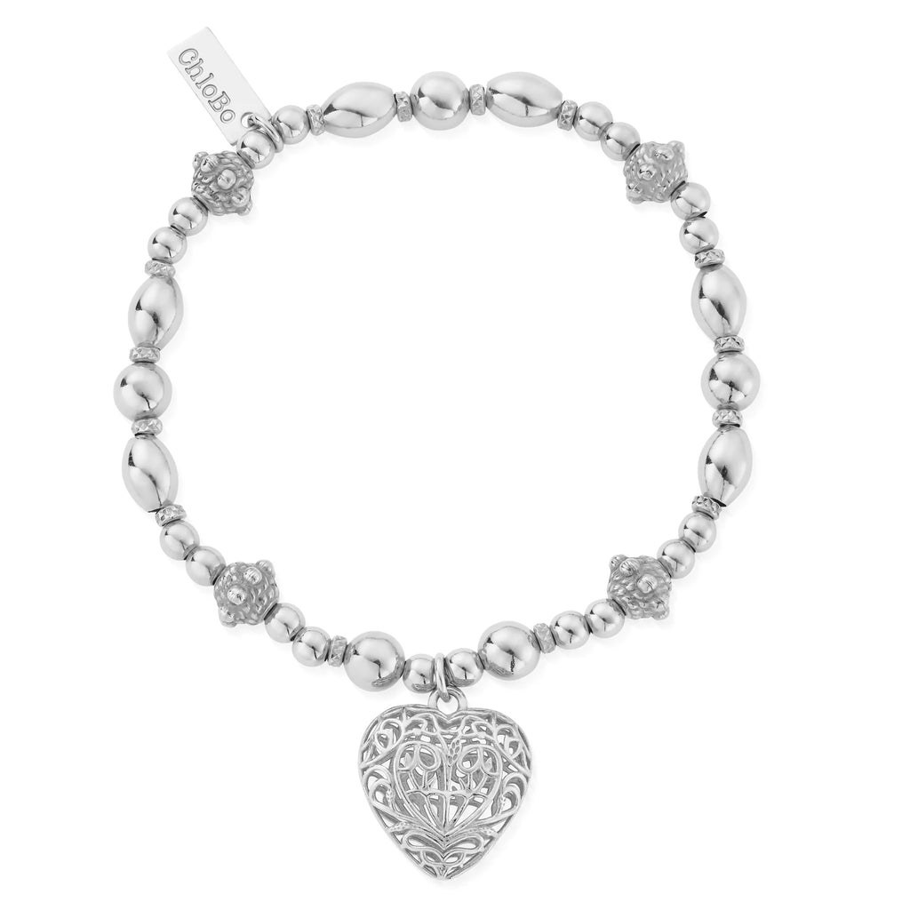 CHLOBO Silver Inner Glow Bracelet the secret garden UK