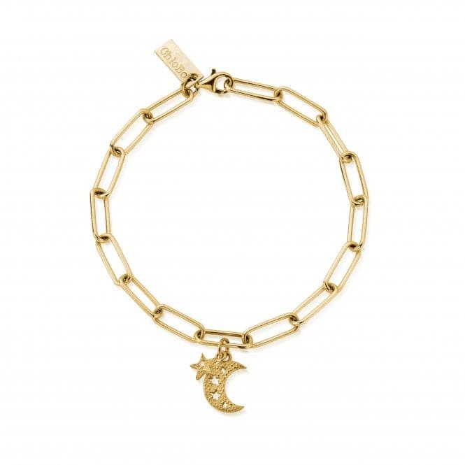 CHLOBO Gold Link Chain Hope and Guidance Bracelet the secret garden UK