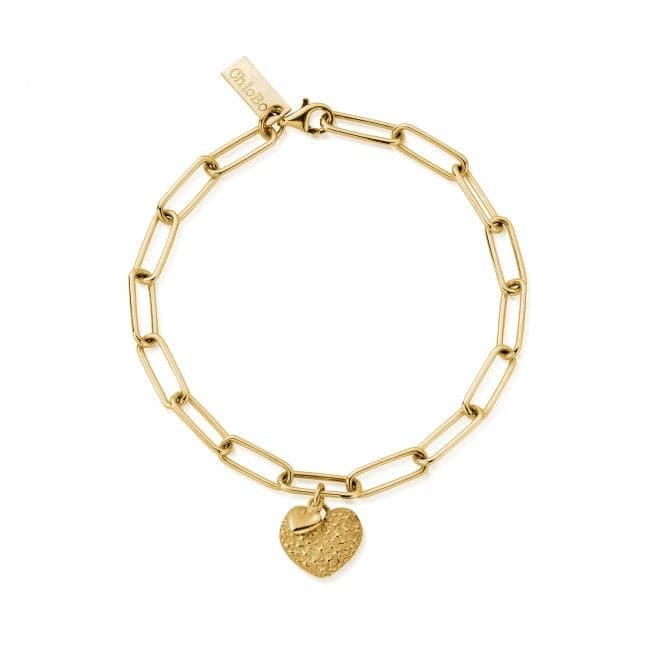 CHLOBO Gold Link Chain Pure Passion Bracelet the secret garden UK