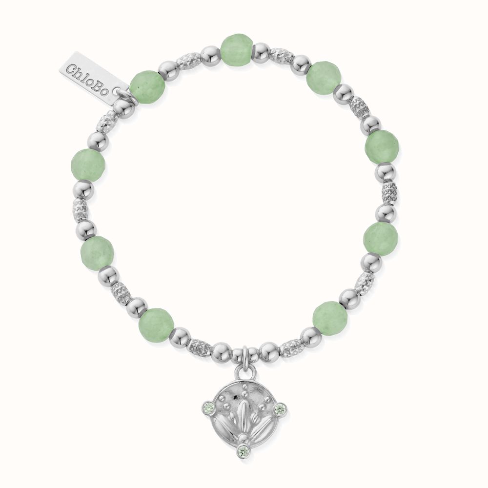 CHLOBO In Bloom SPARKLING BLOOM Aventurine Bracelet the secret garden UK