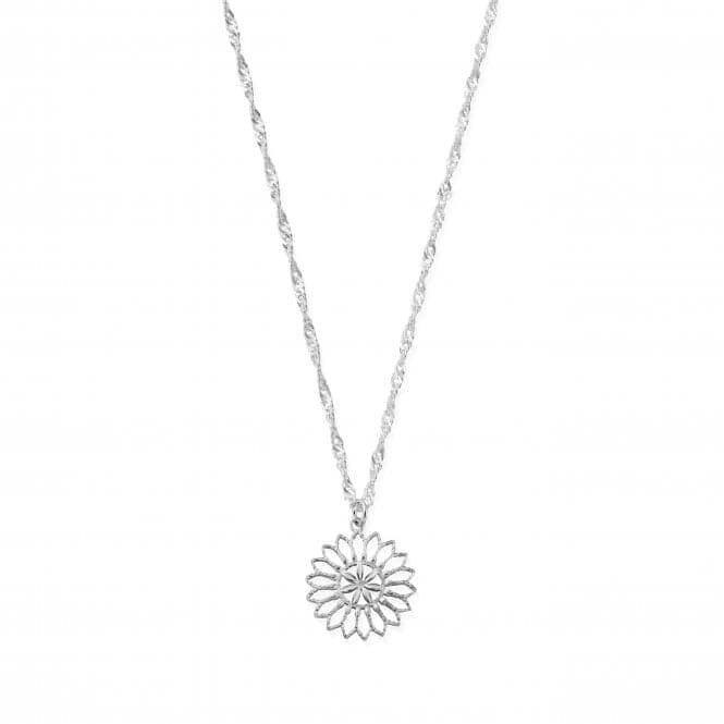 CHLOBO Twisted Rope Chain Flower Mandala Necklace the secret garden UK