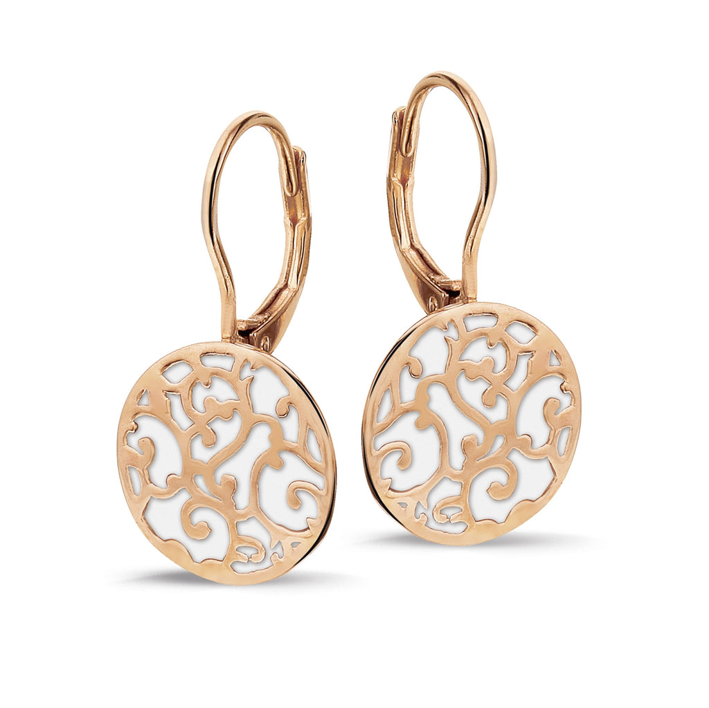 Phantasya Jewellery Rose Gold Drop Earrings