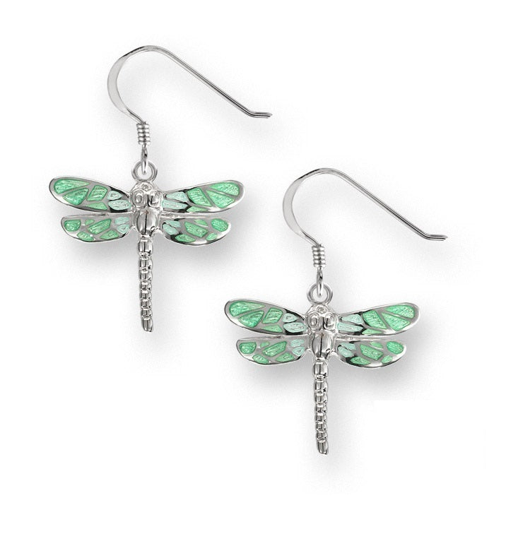 Nicole Barr Dragonfly Earrings Turquoise