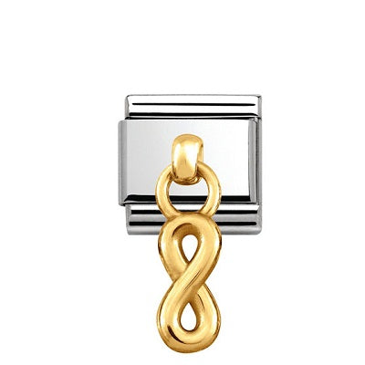 Nomination Charms 18ct Gold Infinity Charm