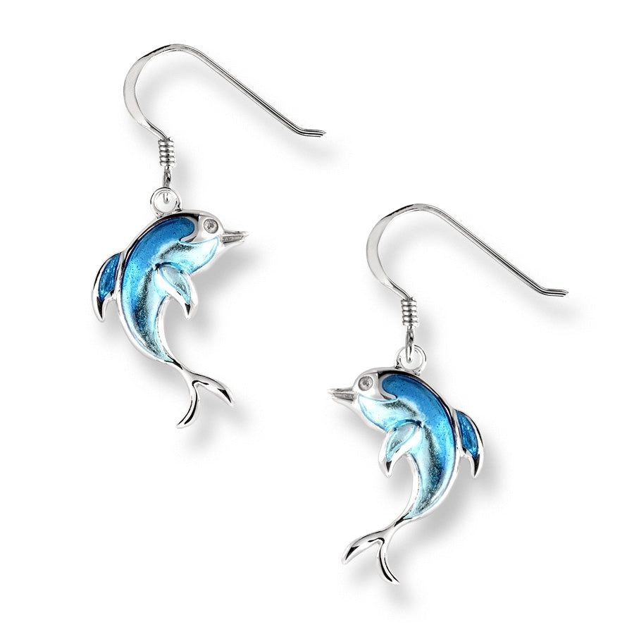 Nicole Barr Dolphin Earrings