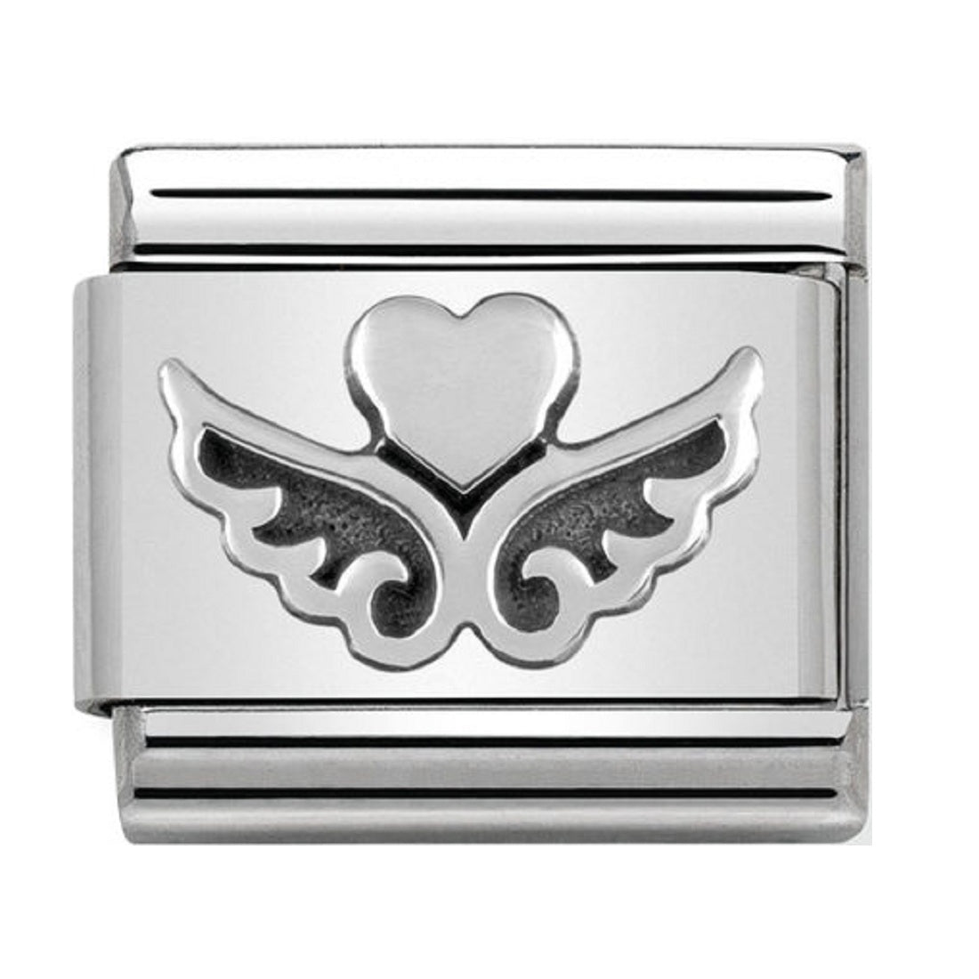 Mococo Angel Wings Nomination Charm Nomination Silver Classic