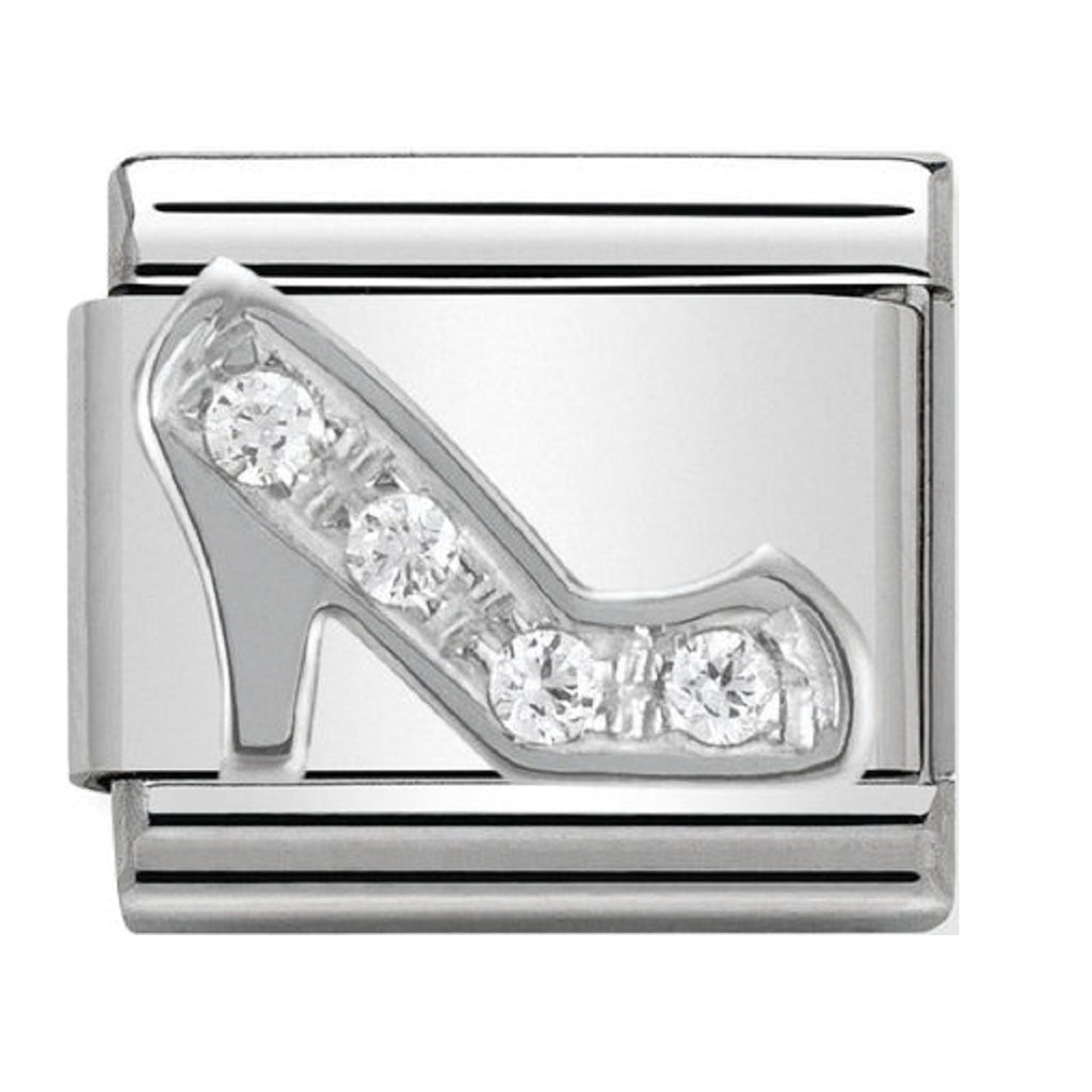 Nomination Charms CZ High Heel Silver Shine 330304-09