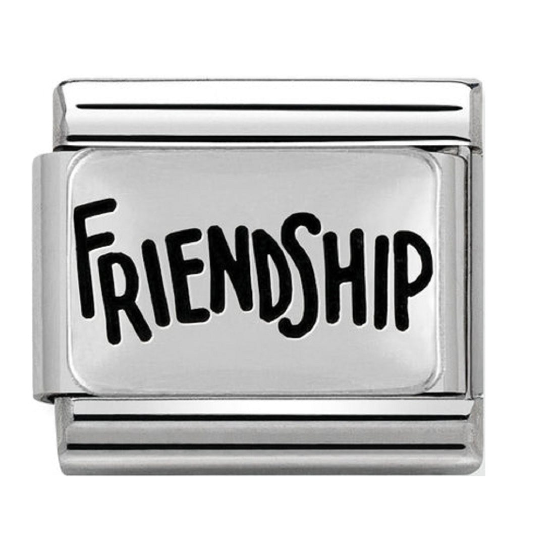 NOMINATION Link Silver Oxidized Friendship