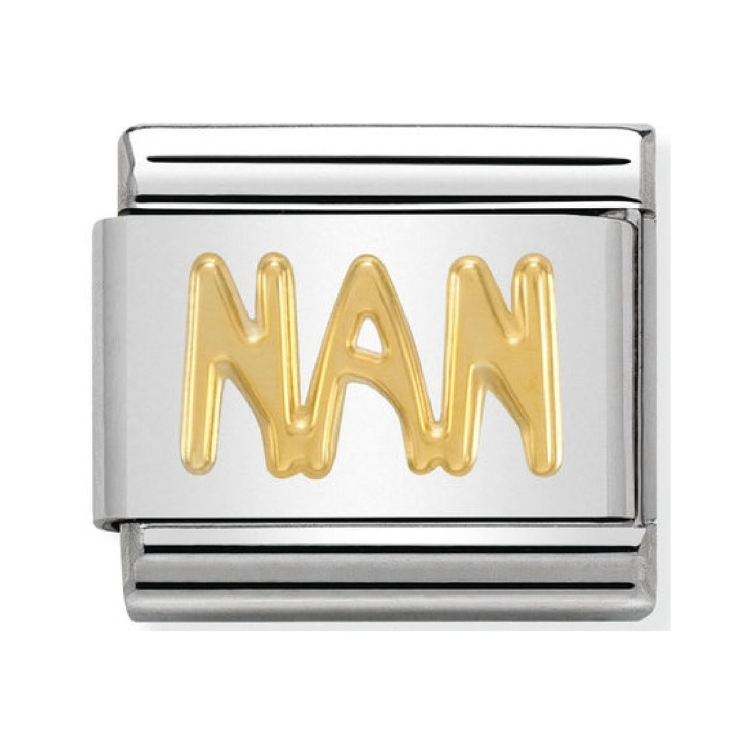 Nomination Link 18ct Gold Nan