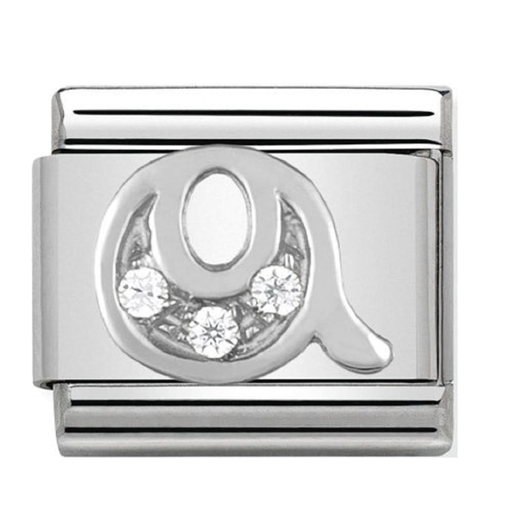 Nomination Charms Letter Q Silver Shine