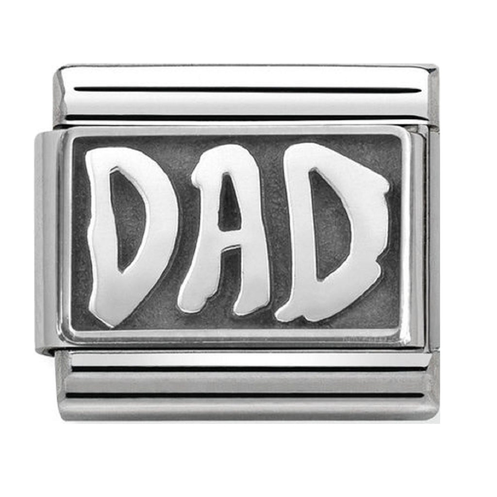 Nomination Charms Oxidized Silver DAD