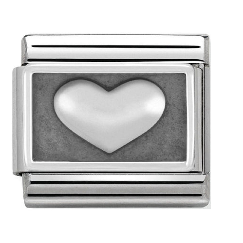Nomination Charms Silver Heart Silver Shine