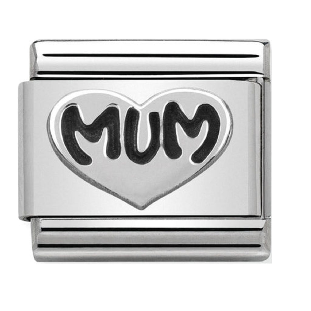 Nomination Charms Silver Heart with MUM 330101-12