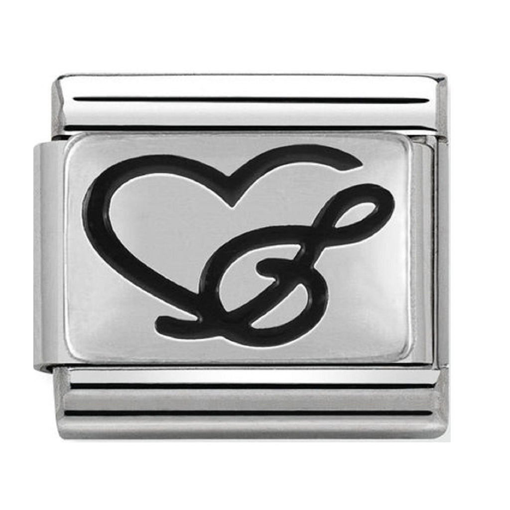 Nomination Charms Treble Clef Heart Silver