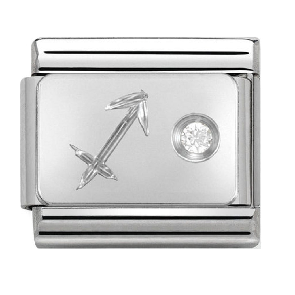 Nomination Charms Zodiac Sagittarius Silver Shine