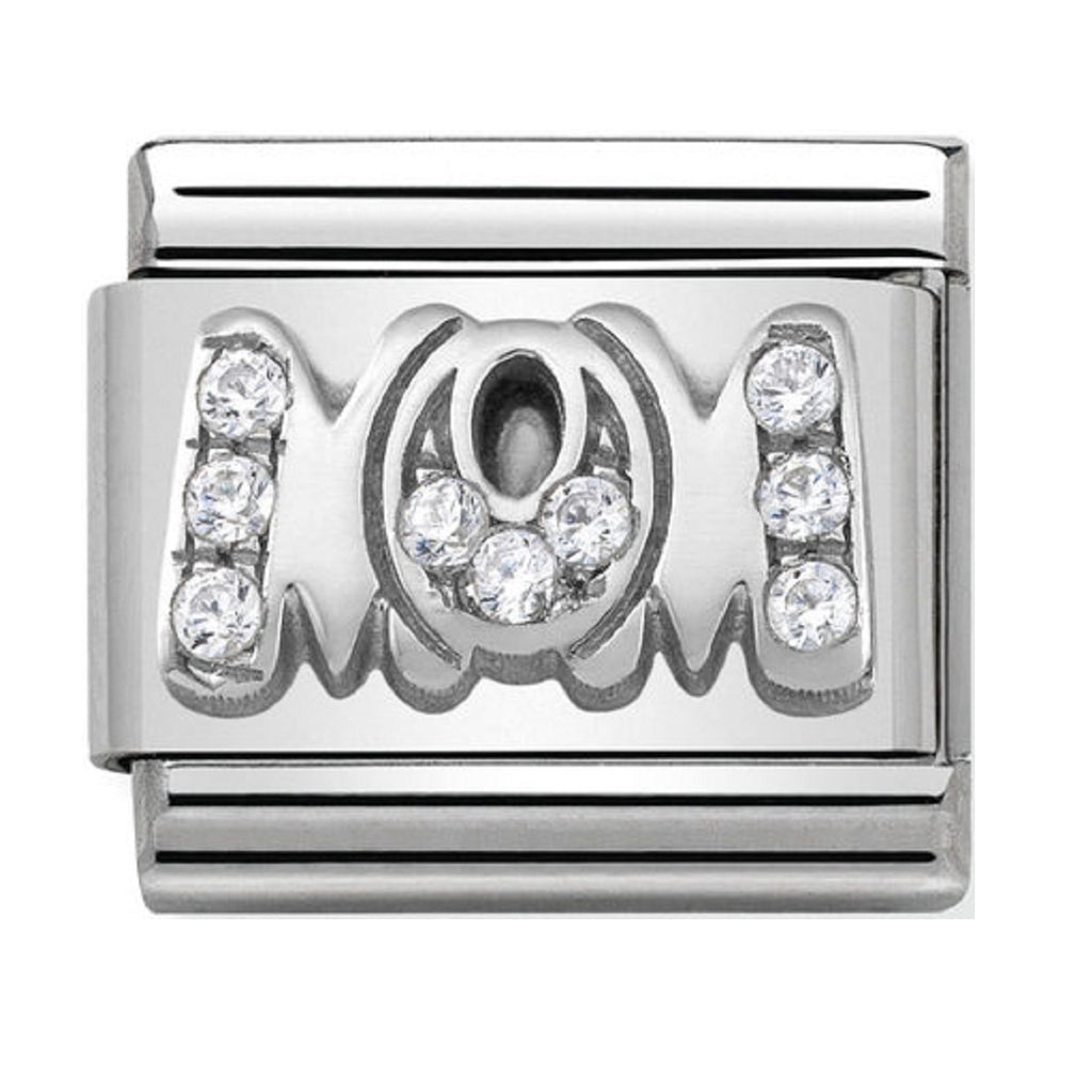 Nomination Silver MOM with CZ Charms 330316-07