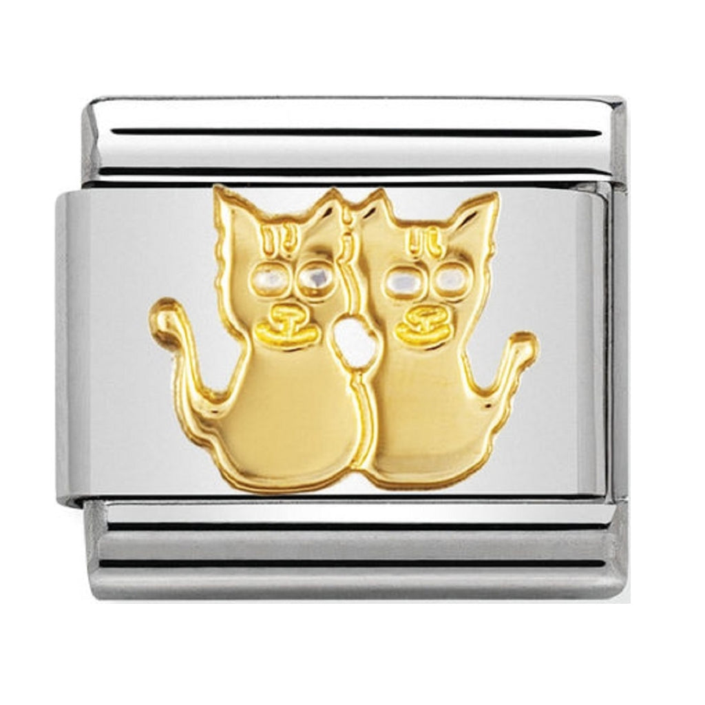 Nomination Charms 18ct Cats