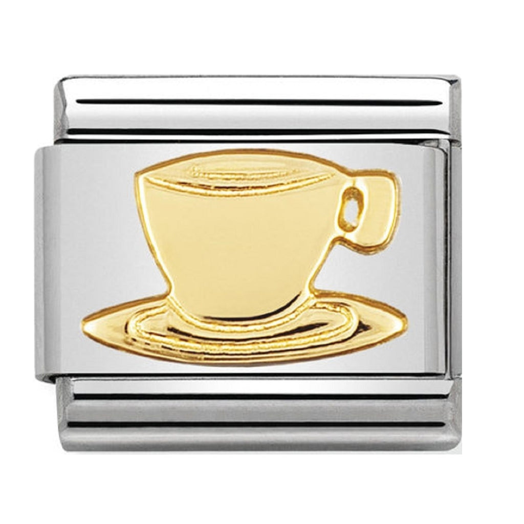 Nomination Charms 18ct Cup of Tea 