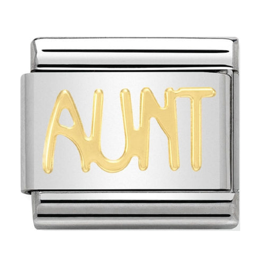 Nomination Charms 18ct Classic Aunt