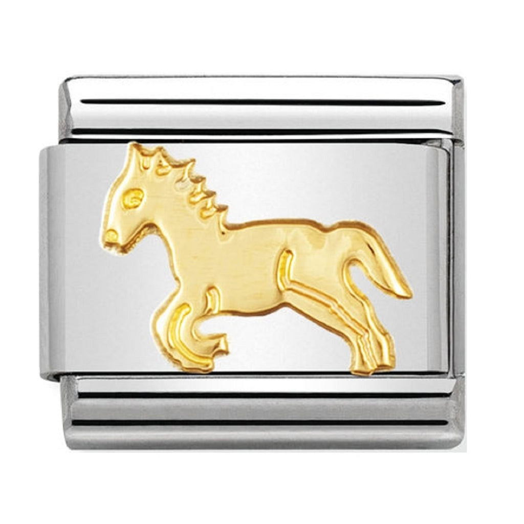 Nomination Charms 18ct Horse