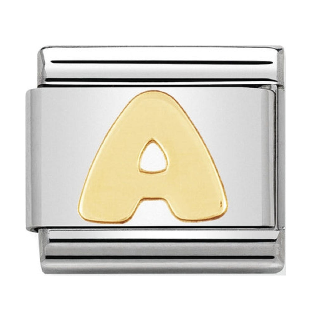 Nomination Charms 18ct Letter A