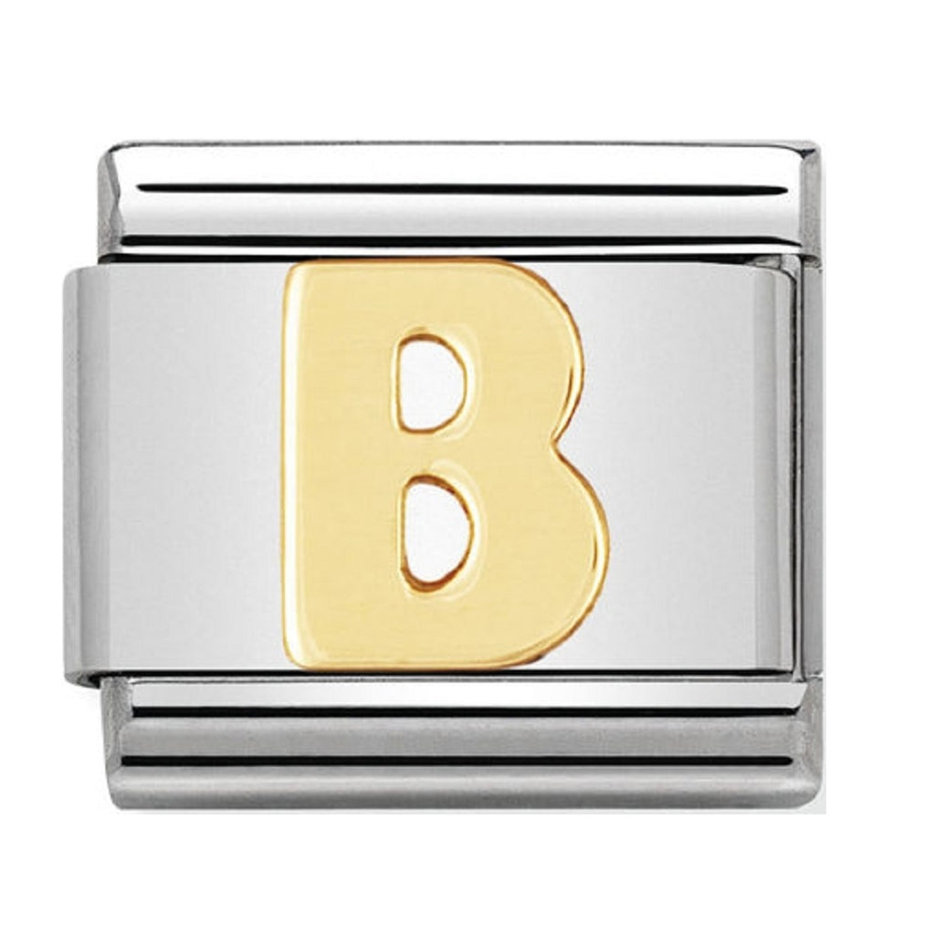 Nomination Charms 18ct Letter B