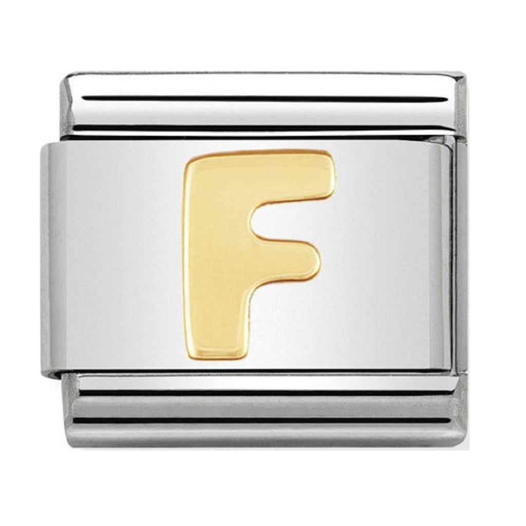 Nomination Charms 18ct Letter F