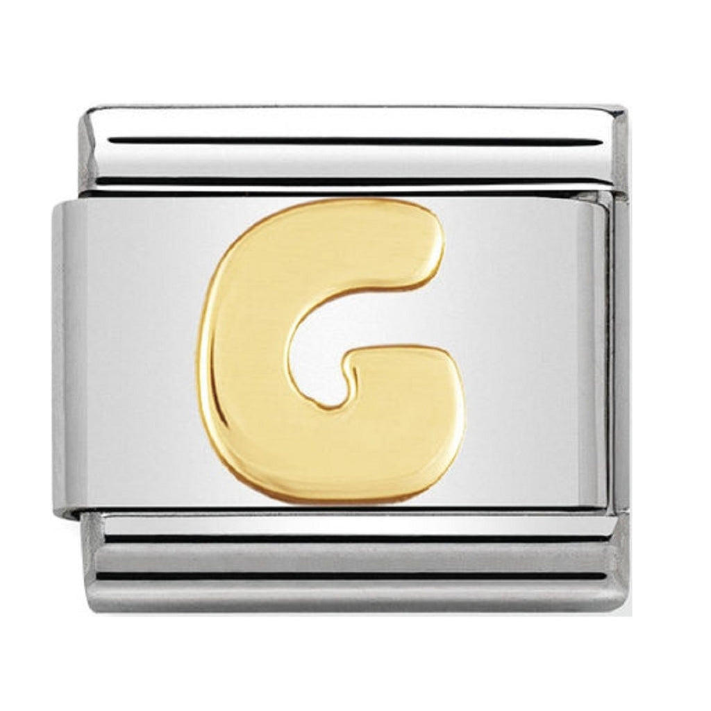 Nomination Charms 18ct Letter G