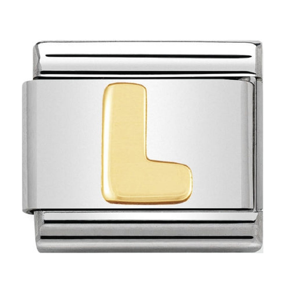 Nomination Charms 18ct Letter L
