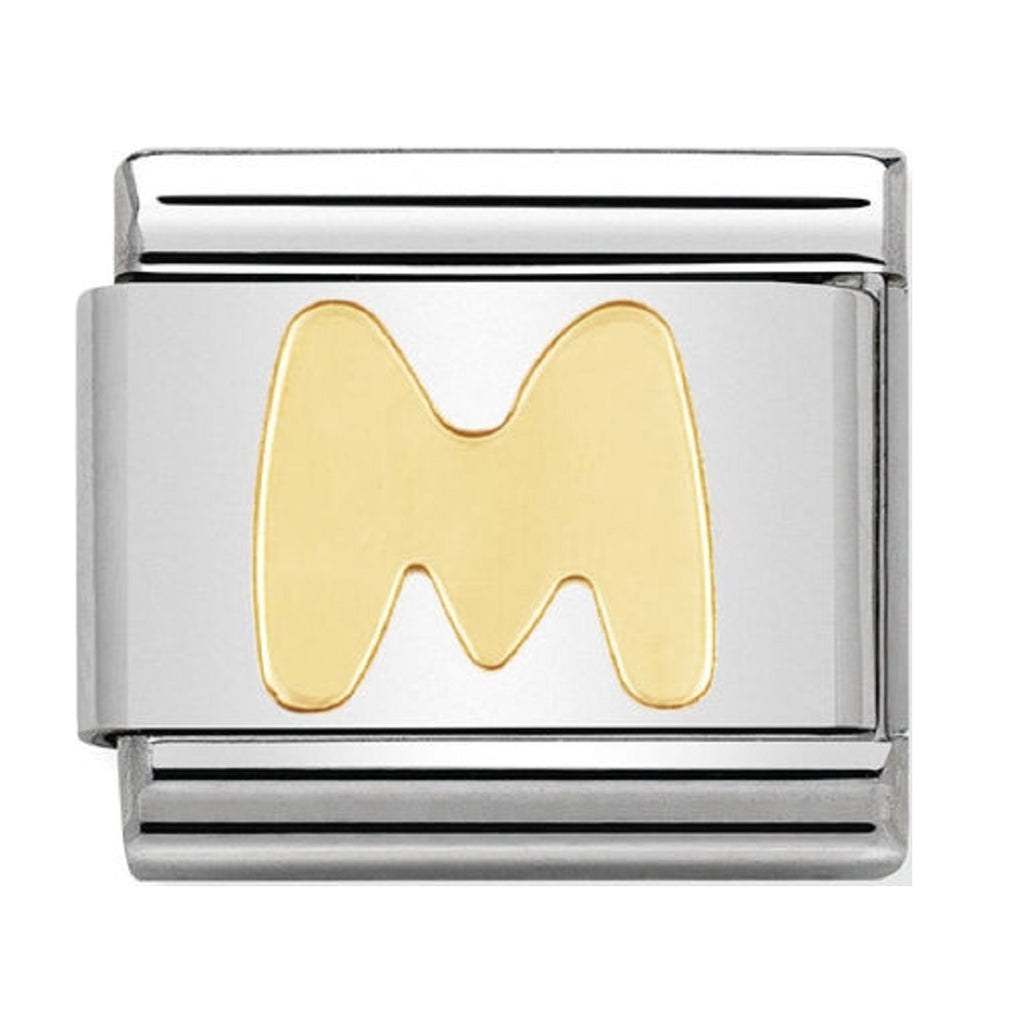 Nomination Charms 18ct Letter M