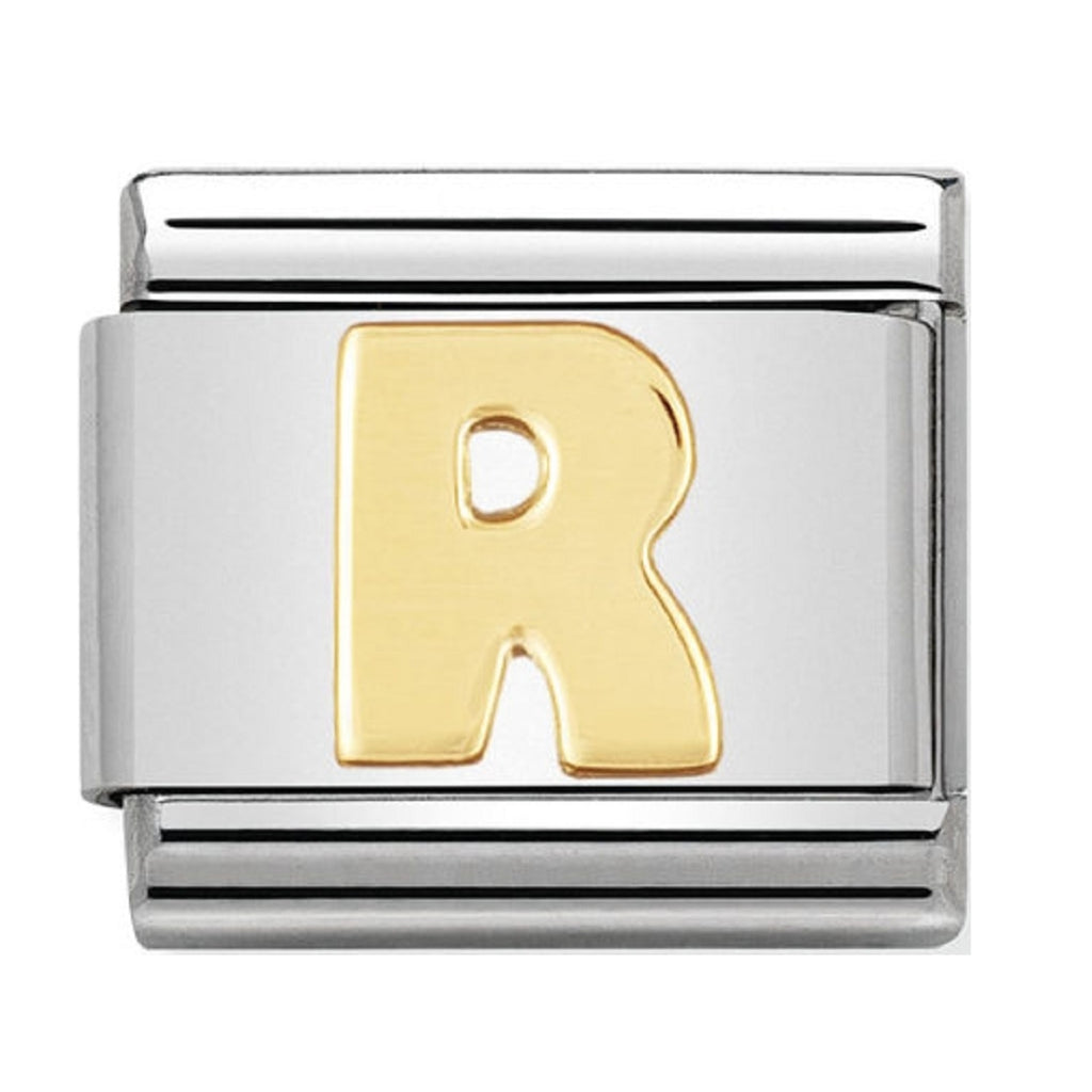 Nomination Charms 18ct Letter R
