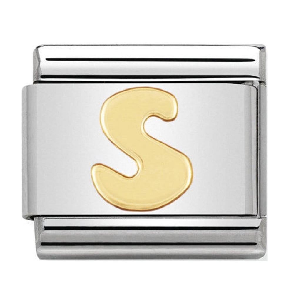 Nomination Charms 18ct Letter S