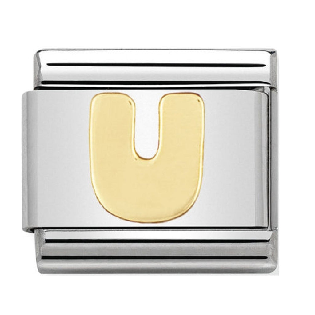 Nomination Charms 18ct Letter U