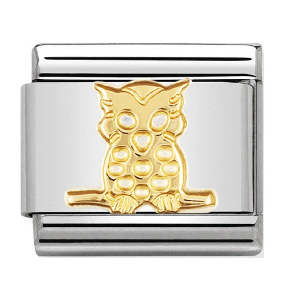 Nomination Charms 18ct Owl