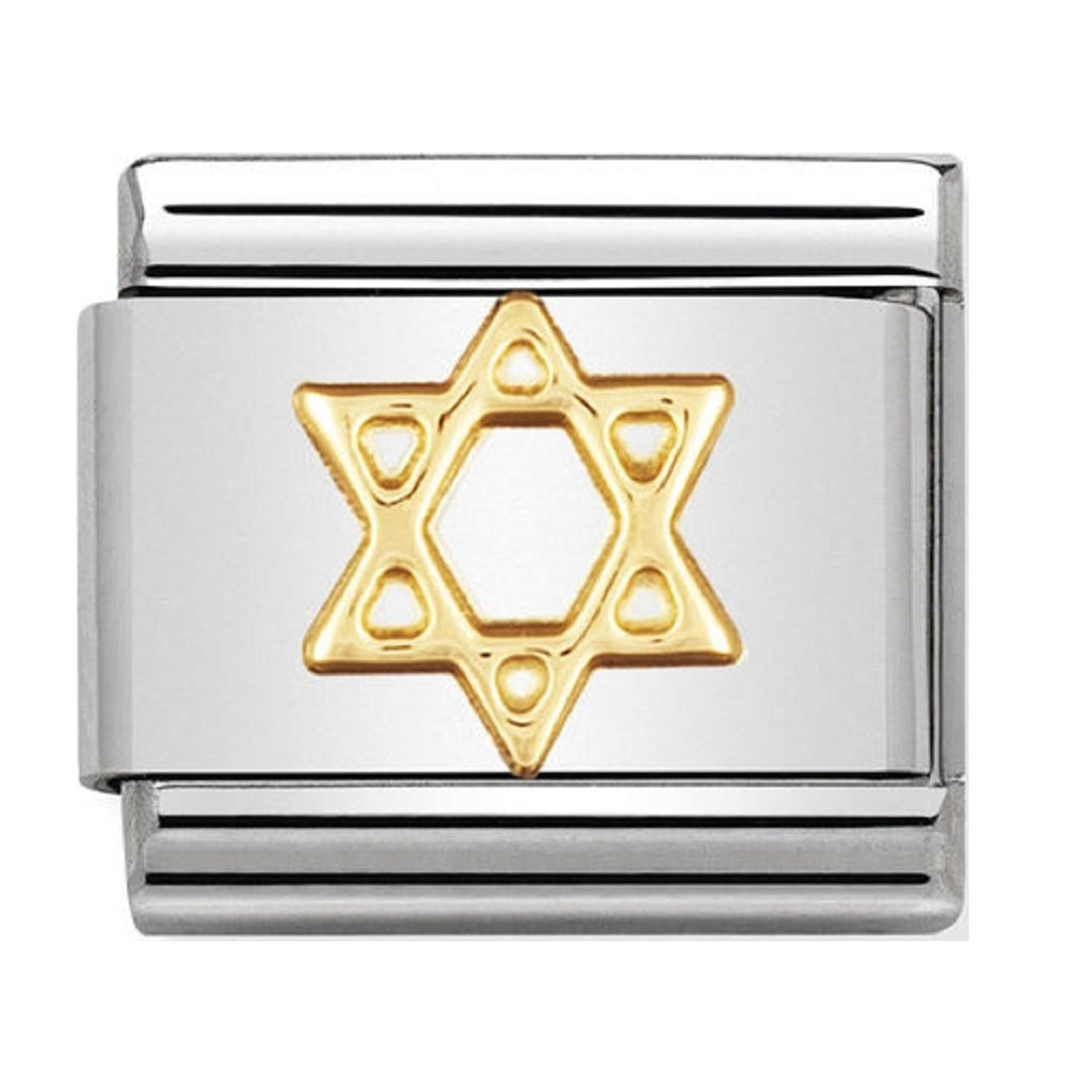 Nomination Charms 18ct Star of David
